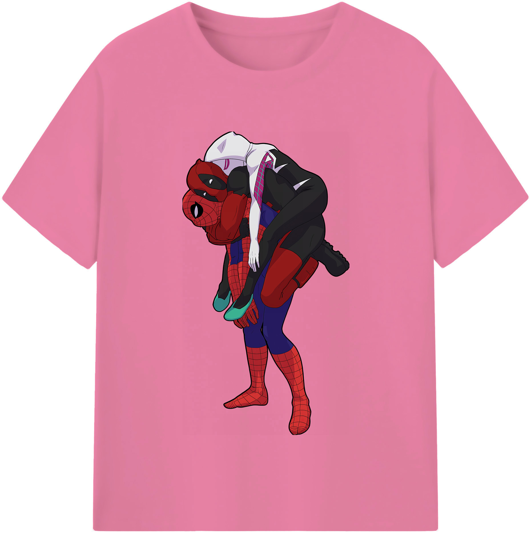（画像用） Deadpool デッドプール 綿100％半袖Tシャツ（フロントプリント）